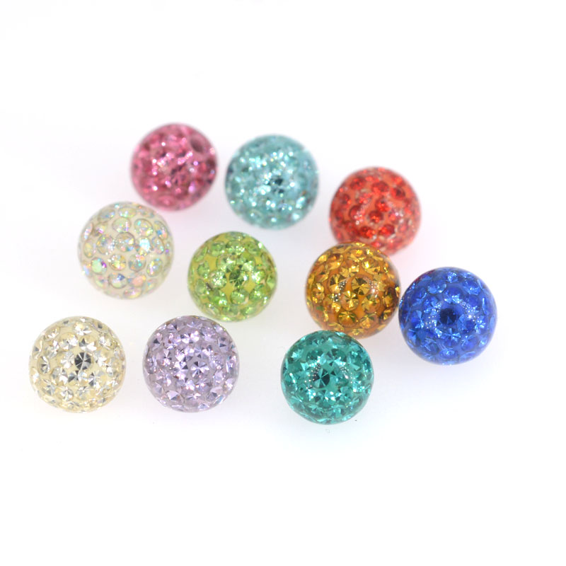 Body Jewelry Replacement Ball - 10Pcs 16g&14g 3-5mm Tongue Barbell Lip