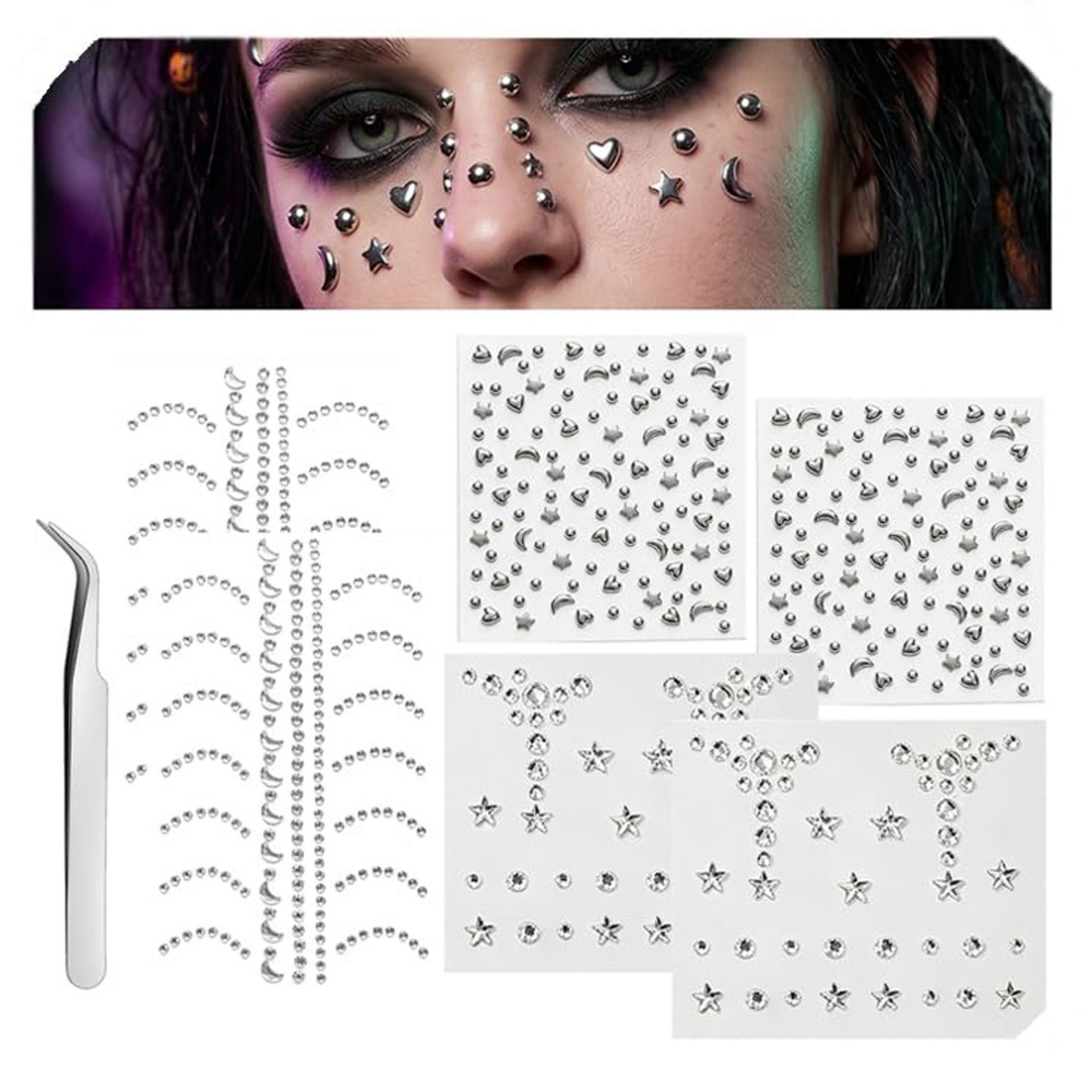 Body Jewelry Labret - Fake Piercings Balls Stick on Nose