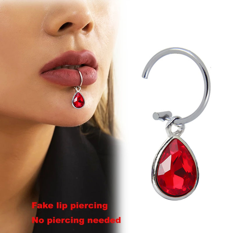 Body Jewelry Labret - 1Pc Fake Piercing Lip Clip Personality
