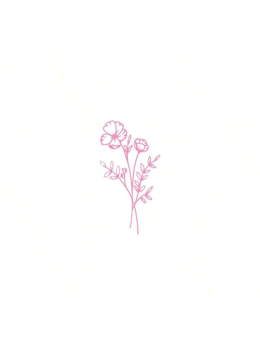 Body Jewelry Labret - 1pc Wild Flower Car Sticker, Suitable