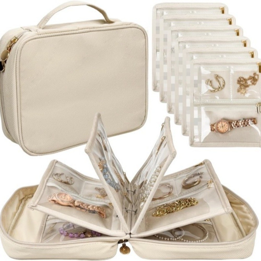 Body Jewelry Display - Transparent PVC Jewelry Display Bag Zipper