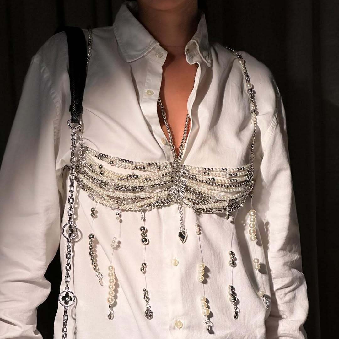 Body Jewelry Vest - 2025 Luxury Design Halter Vest Tops