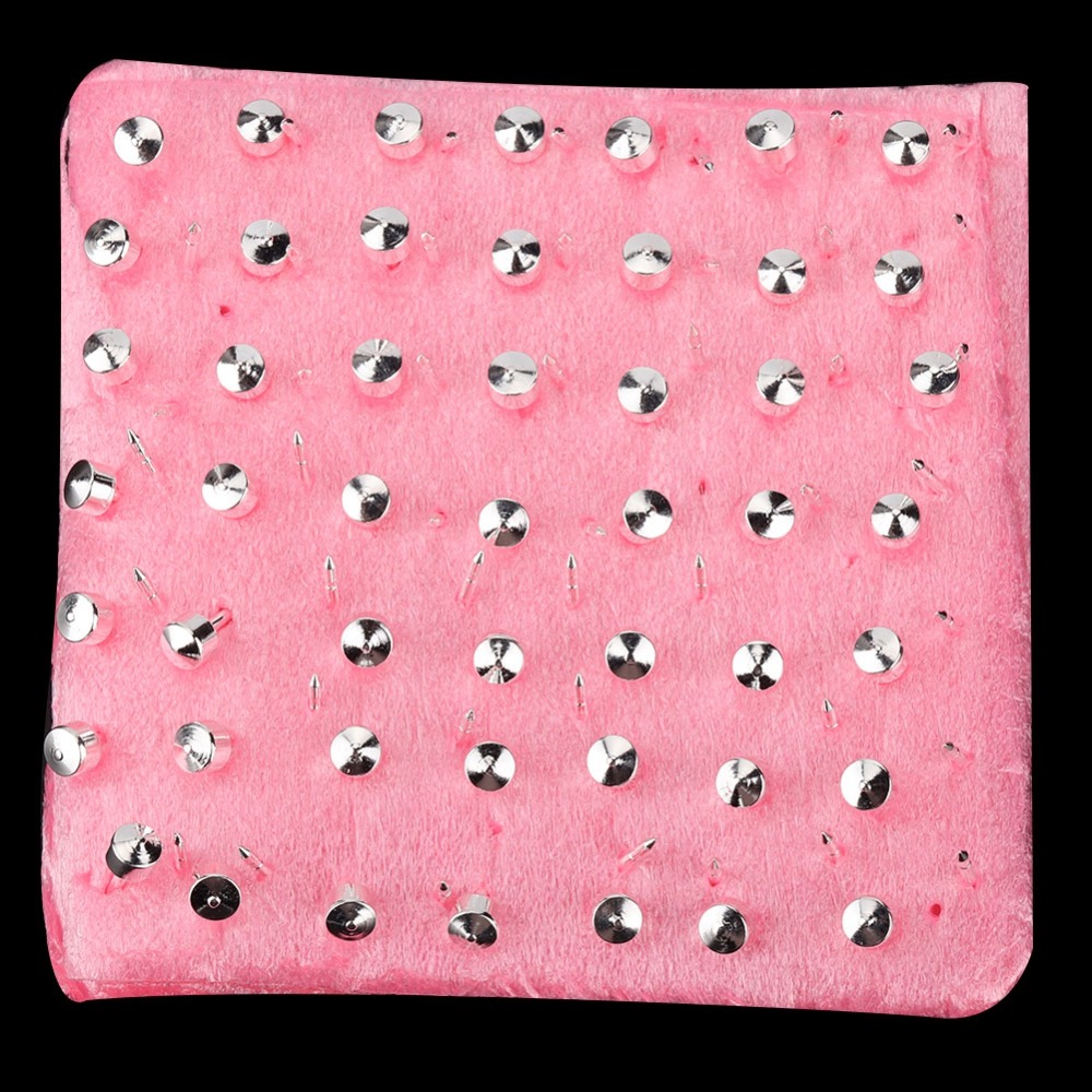 Body Jewelry Materials - 98pcs Professional Silver Color Metal Ear