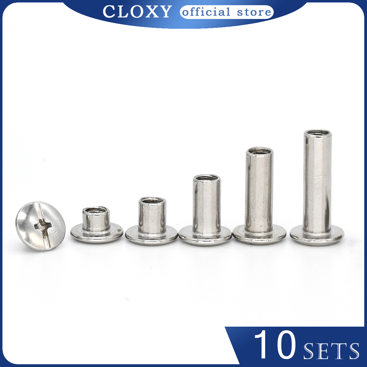 Body Jewelry Chicago - 10sets Stainless Steel Binding Chicago Screws