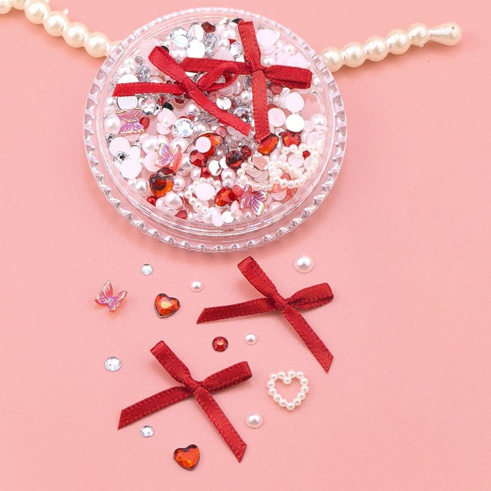 3D Pink Silk Bows Glitter Face - Body Jewelry Glue 评论和价格