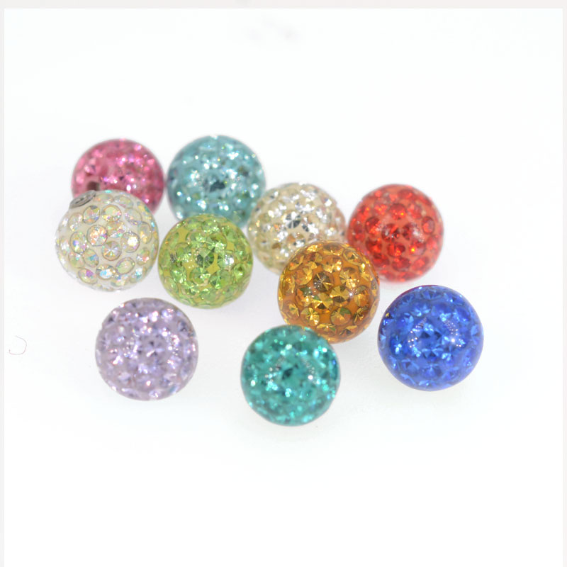 10Pcs 16g&14g 3-5mm Tongue Bar - Body Jewelry Replacement Ball 评论和价格