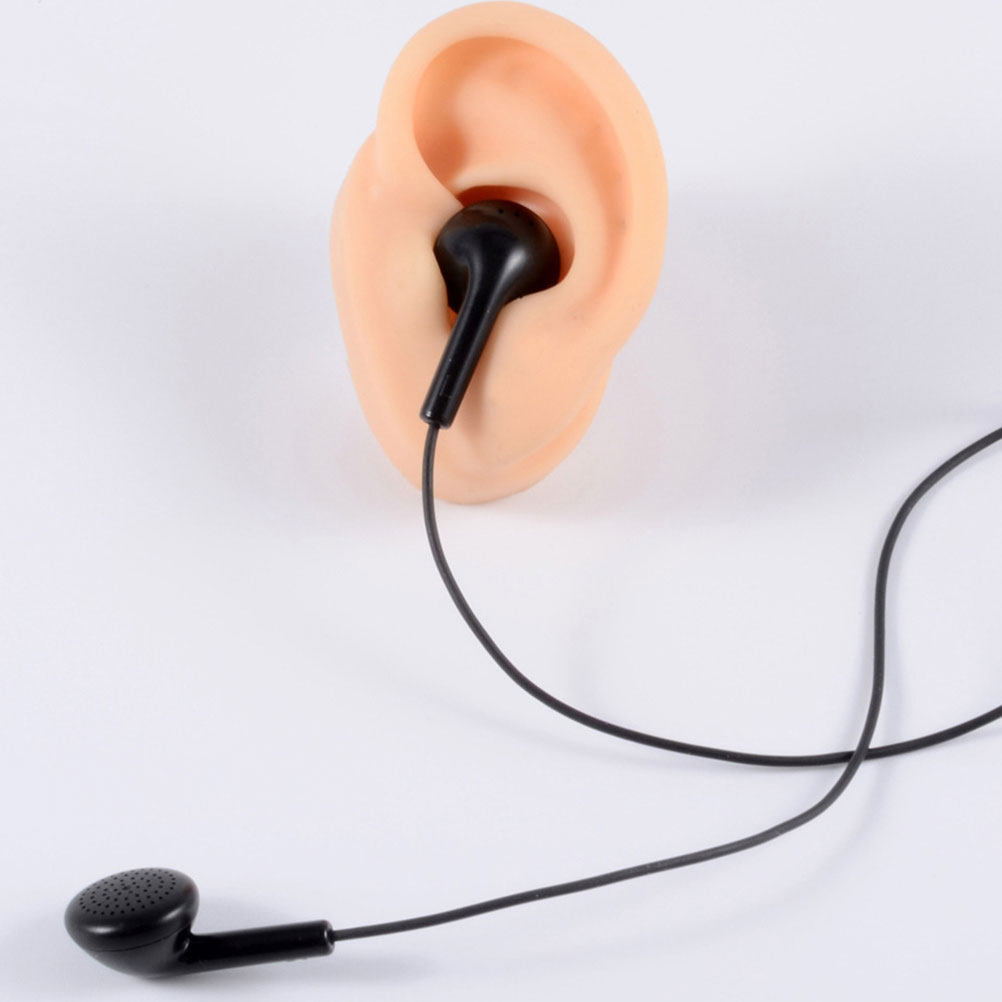 2Pcs Silicone Ear Models Fake  - Body Jewelry Display 评论和价格