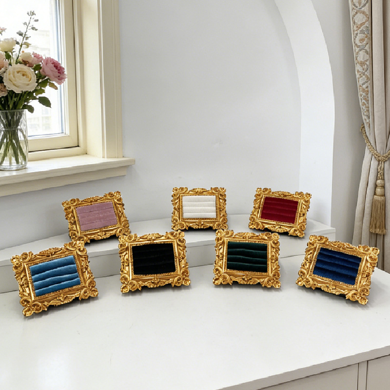 Vintage Picture Frame Ring Dis - Body Jewelry Display 评论和价格