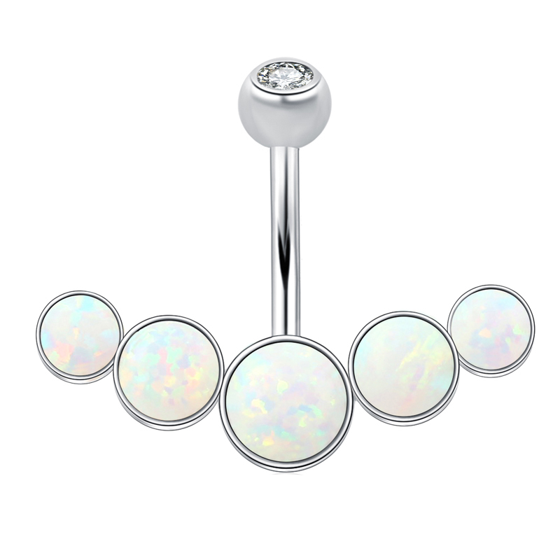 Belly button ring 925 sterling - Body Jewelry Materials 评论和价格