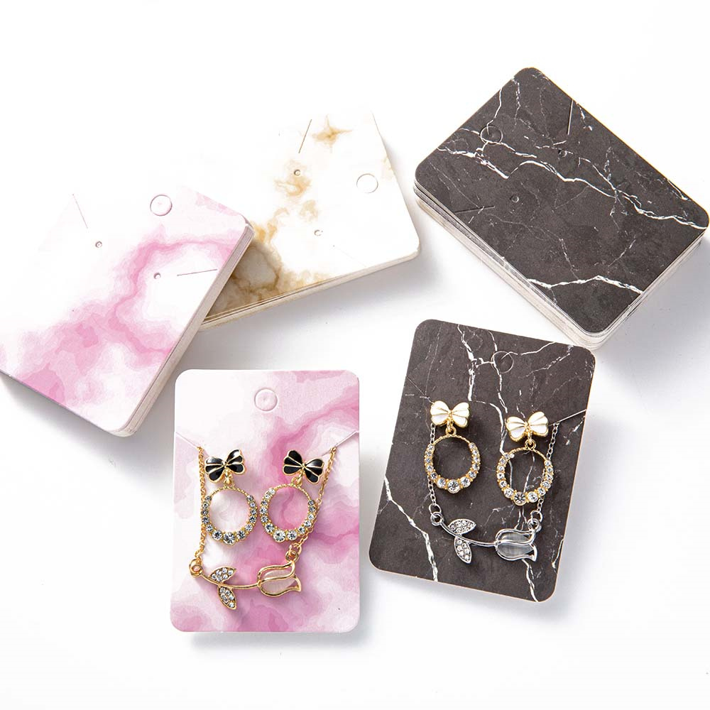 50pcs Marble Earring Display C - Body Jewelry Display 评论和价格