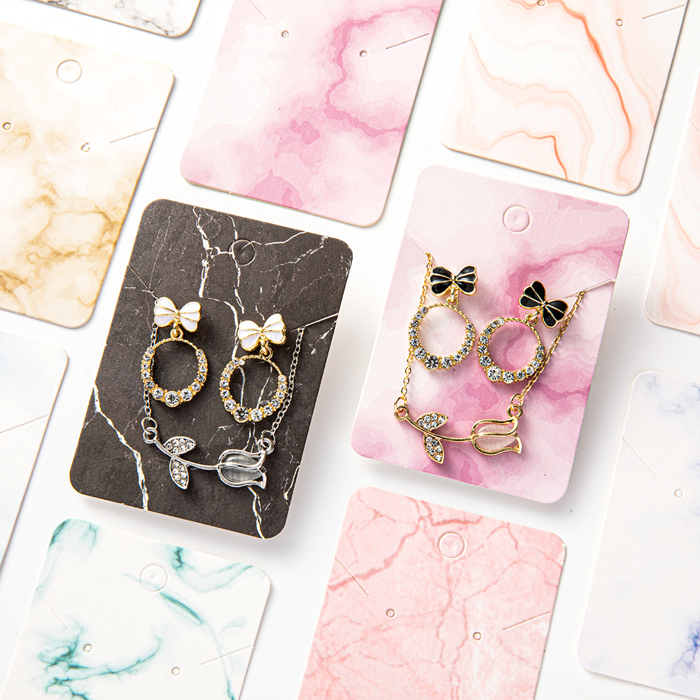 50pcs Marble Earring Display C - Body Jewelry Display 评论和价格