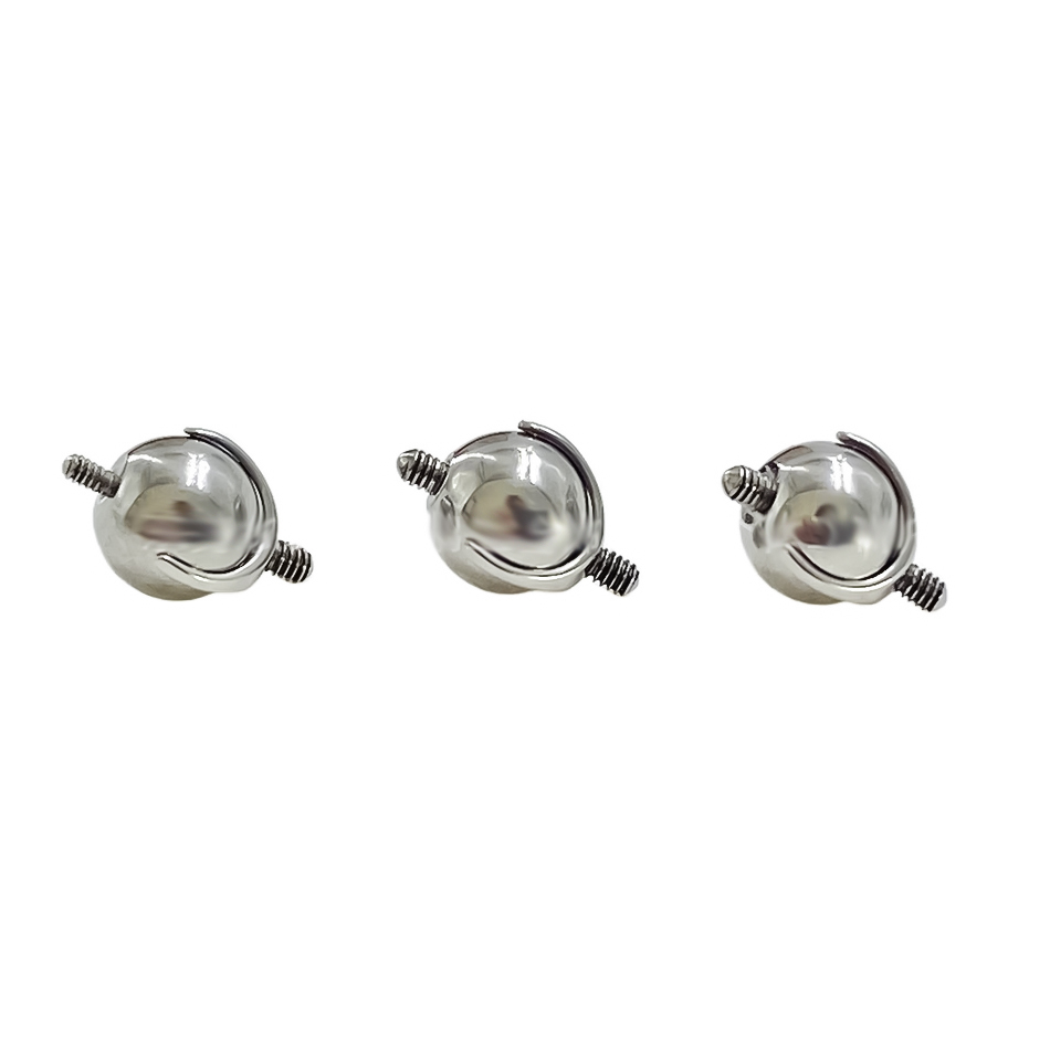 1Pc 16G/14G 4/5mm Industrial B - Body Jewelry Replacement Ball 评论和价格