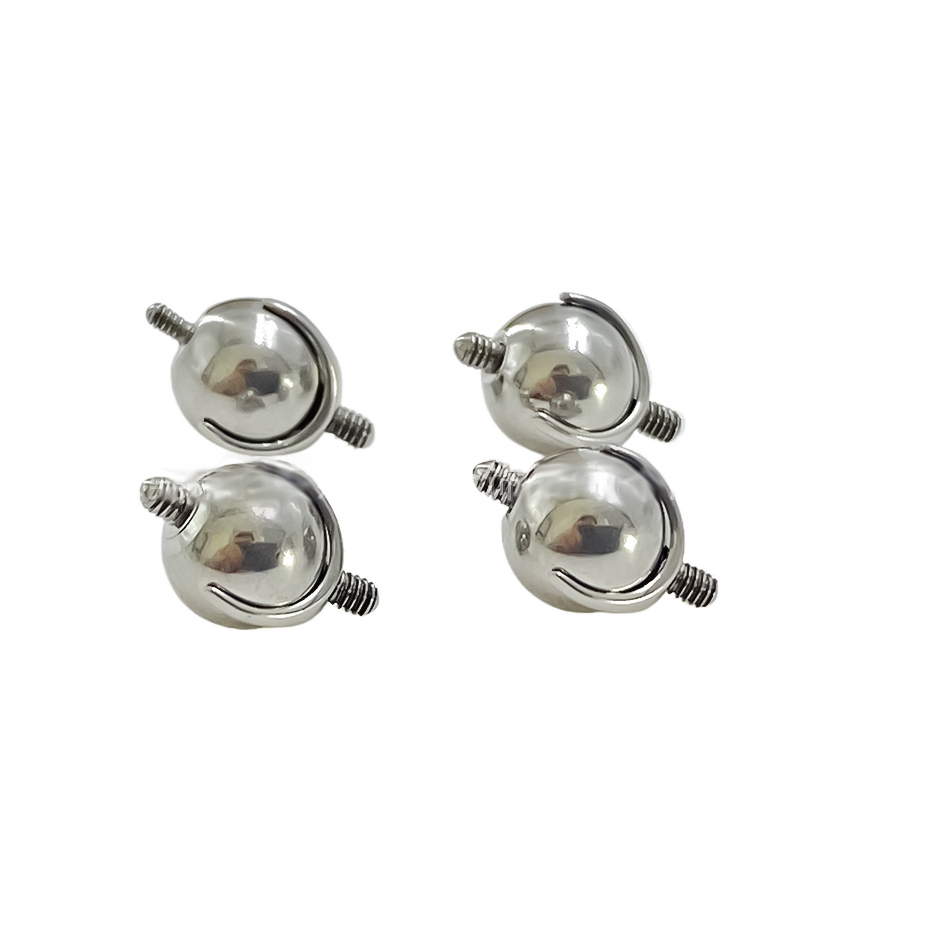 1Pc 16G/14G 4/5mm Industrial B - Body Jewelry Replacement Ball 评论和价格