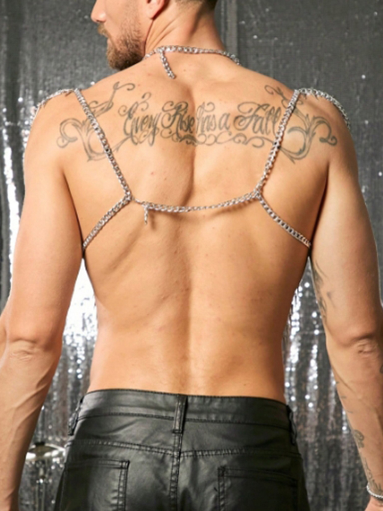 Tassels Chain Body Shoulder Se - Body Jewelry Vest 评论和价格