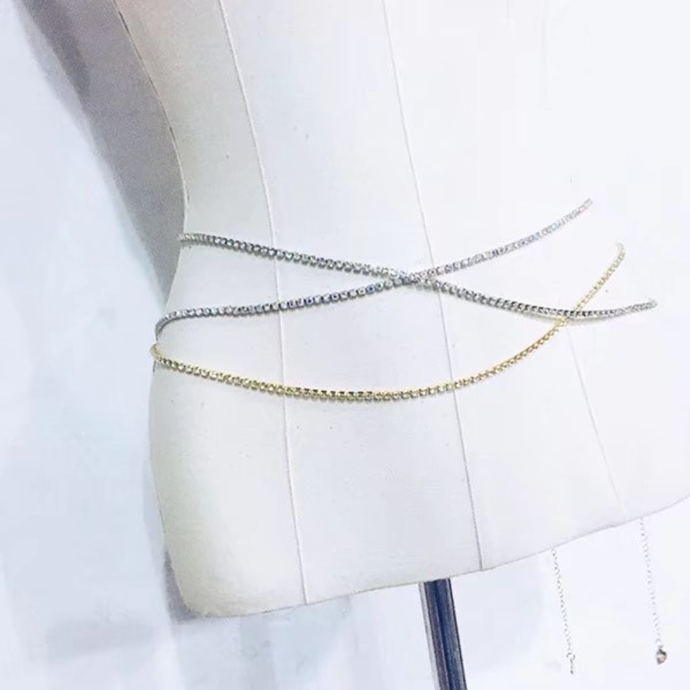 Sexy Fashion Shiny Water Drill - Body Jewelry Sale 评论和价格