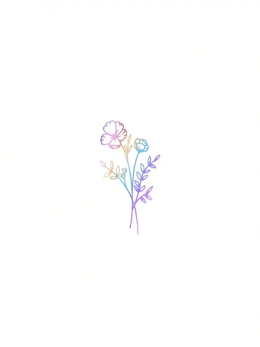 1pc Wild Flower Car Sticker, S - Body Jewelry Labret 评论和价格