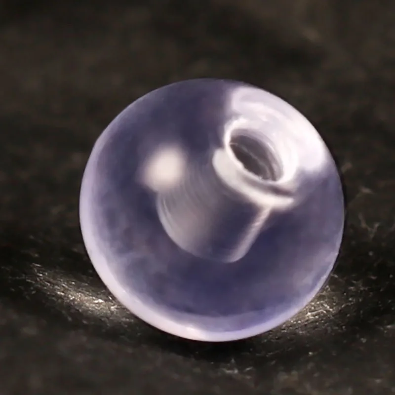 100pcs Transparent Replacement - Body Jewelry Replacement Ball 评论和价格