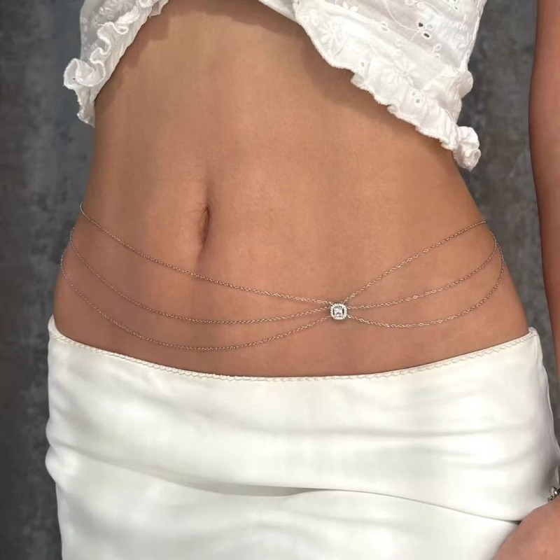 Summer  Hot Metal Waist Chain  - Body Jewelry Art 评论和价格