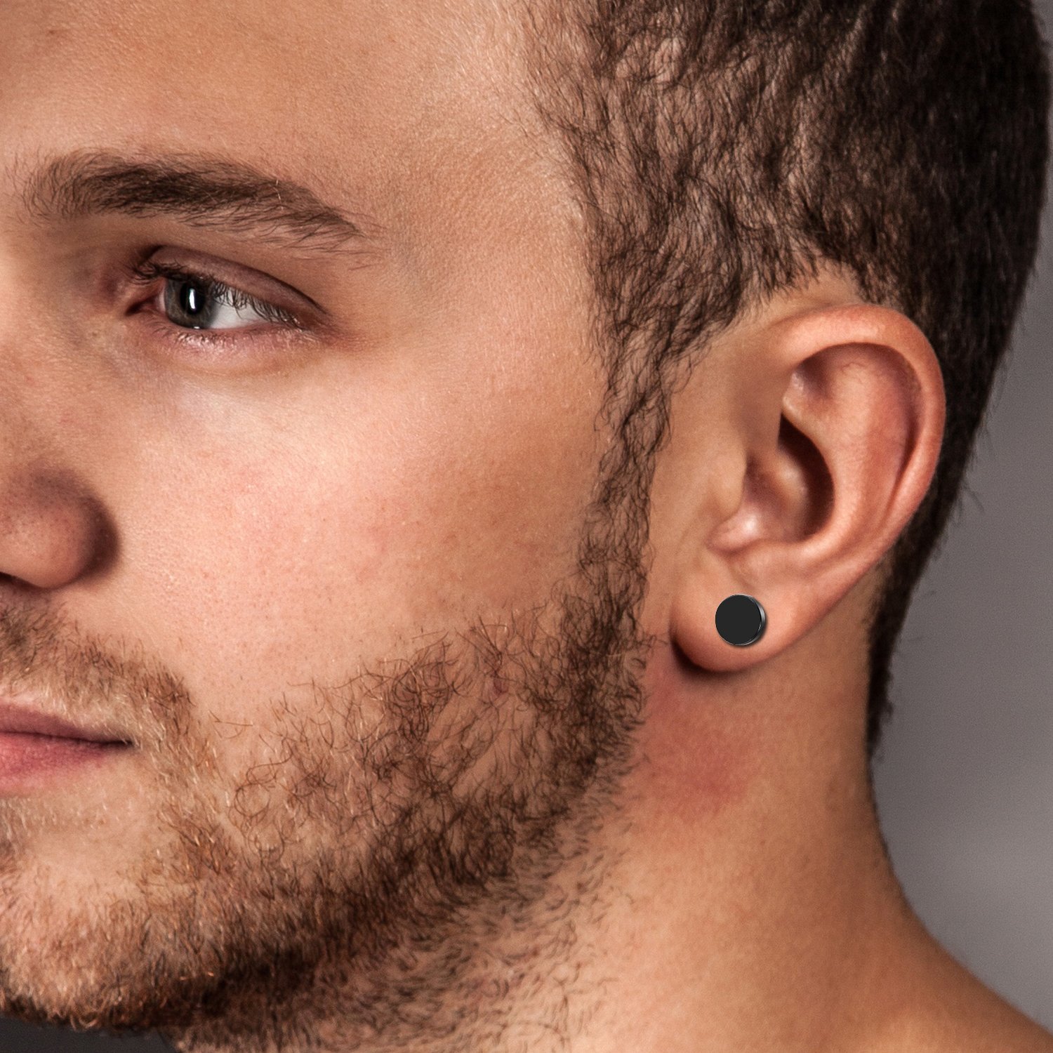 2Pcs/6Pcs Black Stainless Stee - Body Jewelry Ear Gauges 评论和价格