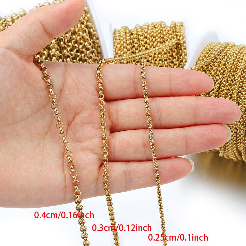 1 Meter 2-4mm Stainless Steel  - Body Jewelry Sale 评论和价格