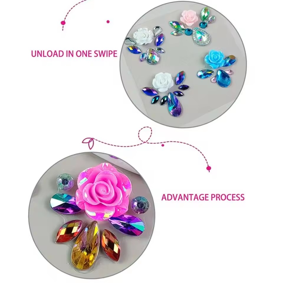 New 3D Rhinestones for Face Fe - Body Jewels 评论和价格