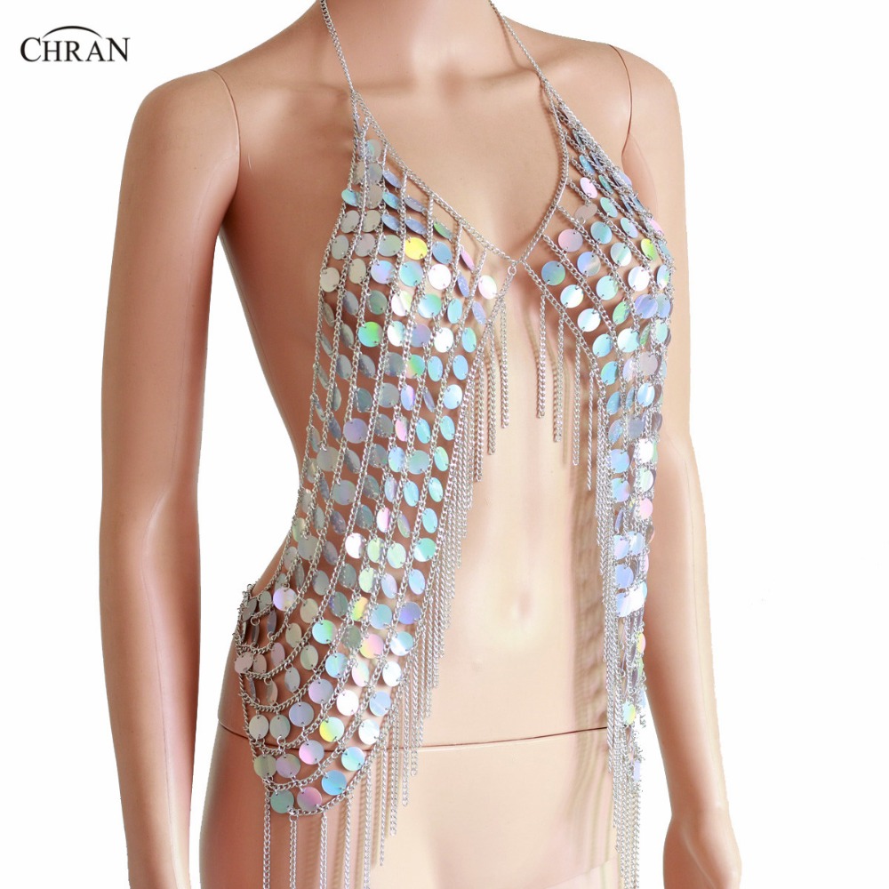 Chran New Sexy Spark Vest Summ - Body Jewelry Vest 评论和价格