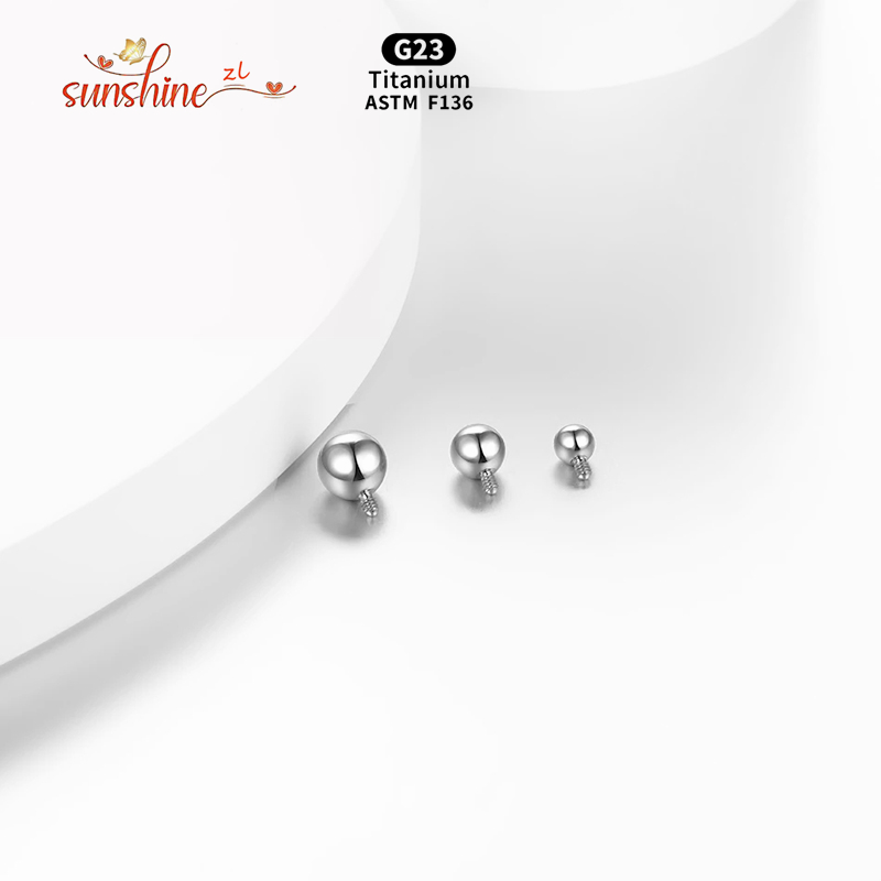 1PCS Internally Threaded Ball  - Body Jewelry Replacement Ball 评论和价格