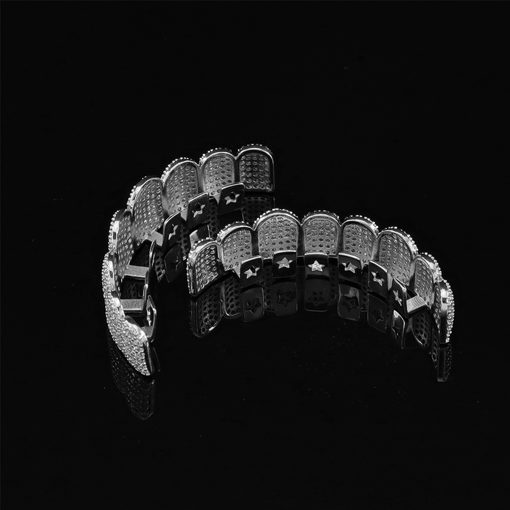Silver Plated Full Iced Out CZ - Body Jewelry Art 评论和价格