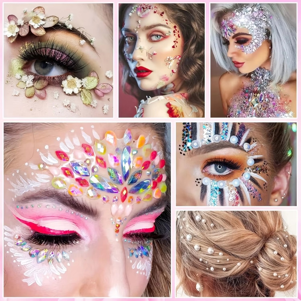 Skin-Friendly Glitter Glue 10m - Body Jewelry Glue 评论和价格