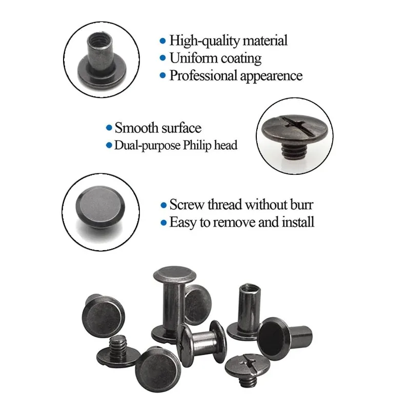 50sets/box Chicago Screw Rivet - Body Jewelry Chicago 评论和价格