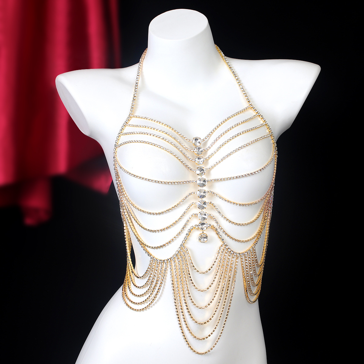 Luxurious Stripe Tassels Retro - Body Jewelry Art 评论和价格