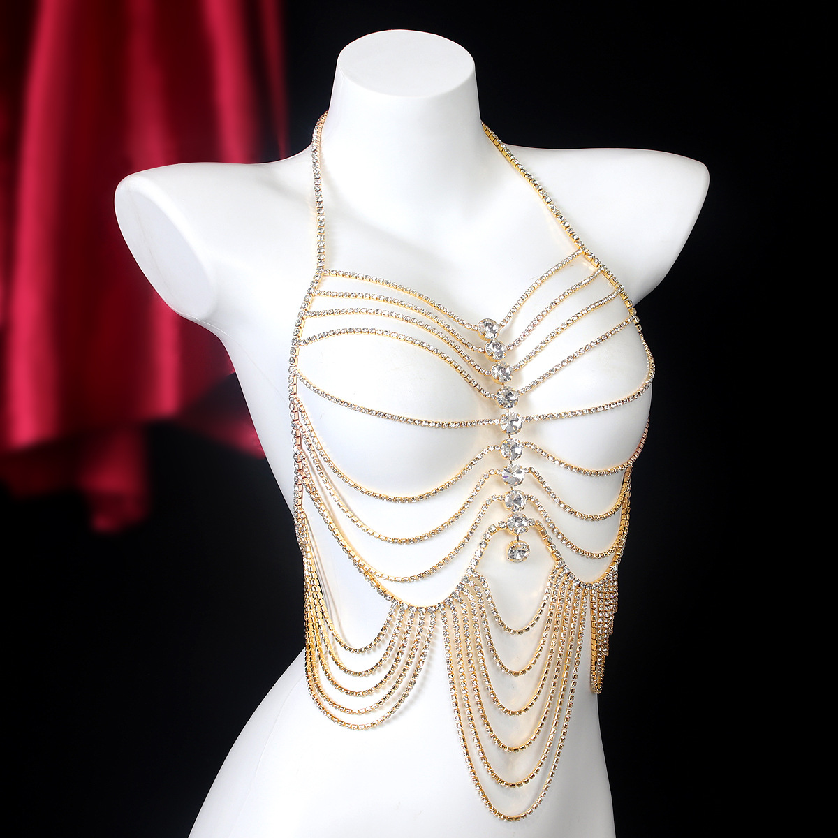 Luxurious Stripe Tassels Retro - Body Jewelry Art 评论和价格