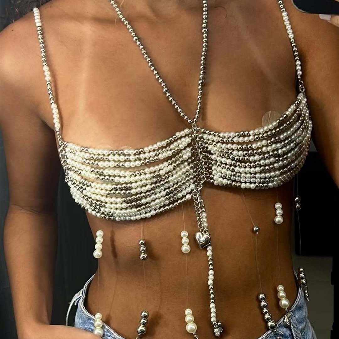 2025 Luxury Design Halter Vest - Body Jewelry Vest 评论和价格