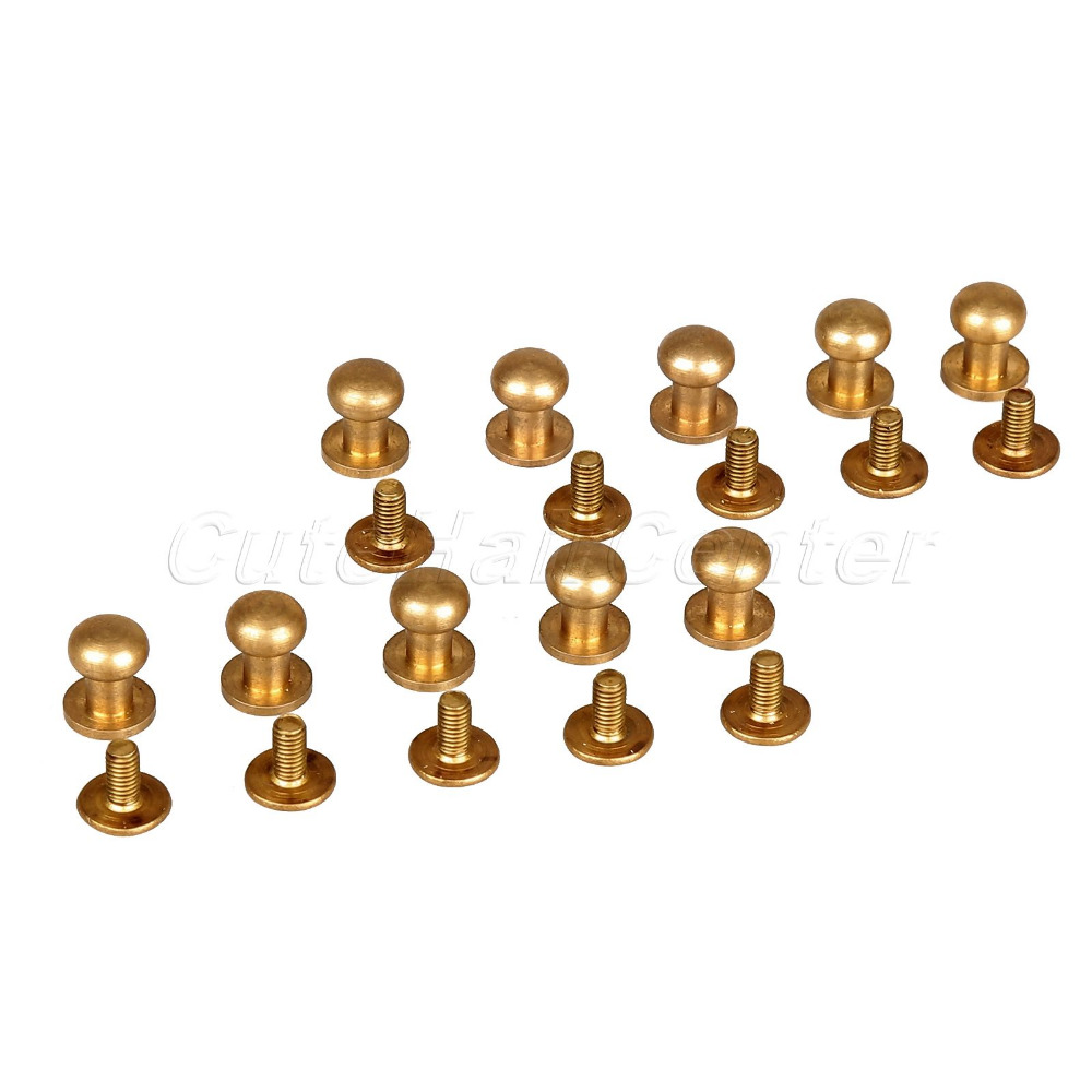 10Pcs/Set Solid Brass Rivet Ro - Body Jewelry Chicago 评论和价格