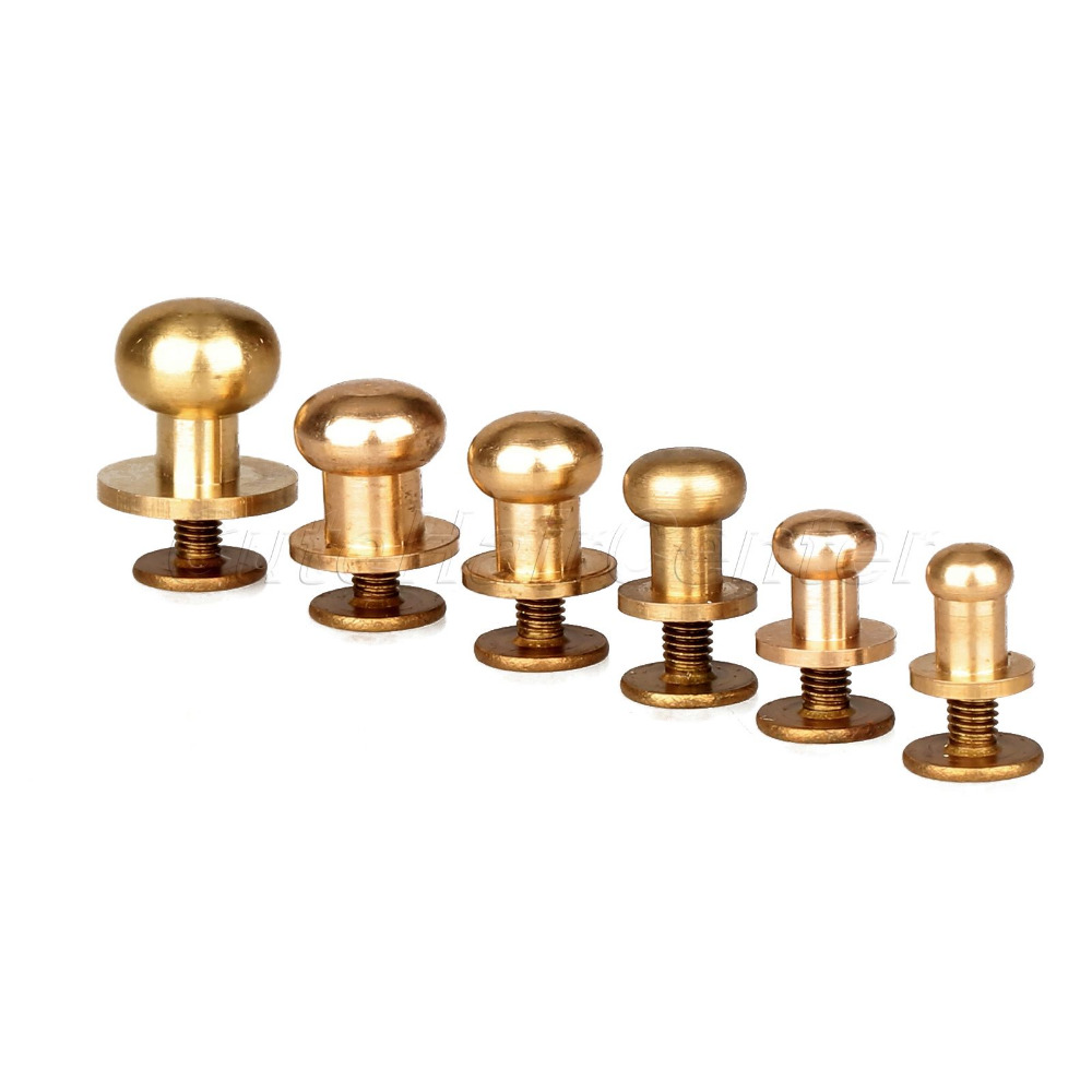 10Pcs/Set Solid Brass Rivet Ro - Body Jewelry Chicago 评论和价格