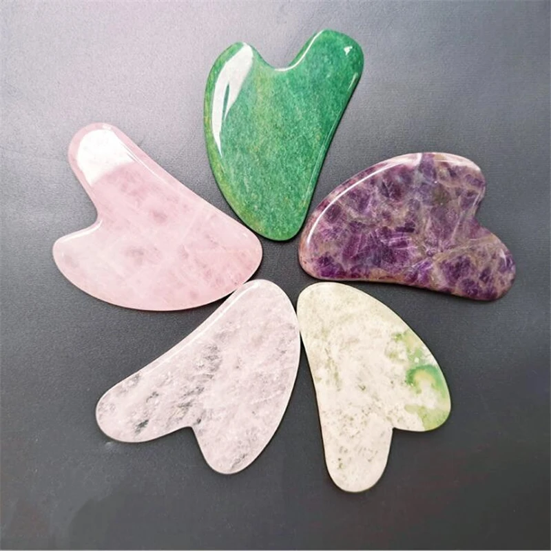 Natural Green Jades Roller Fac - Body Jewelry Materials 评论和价格