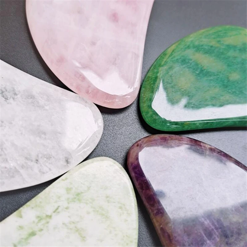 Natural Green Jades Roller Fac - Body Jewelry Materials 评论和价格
