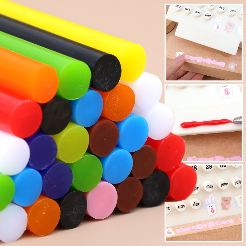 Colorful Hot Melt Glue Sticks  - Body Jewelry Glue 评论和价格