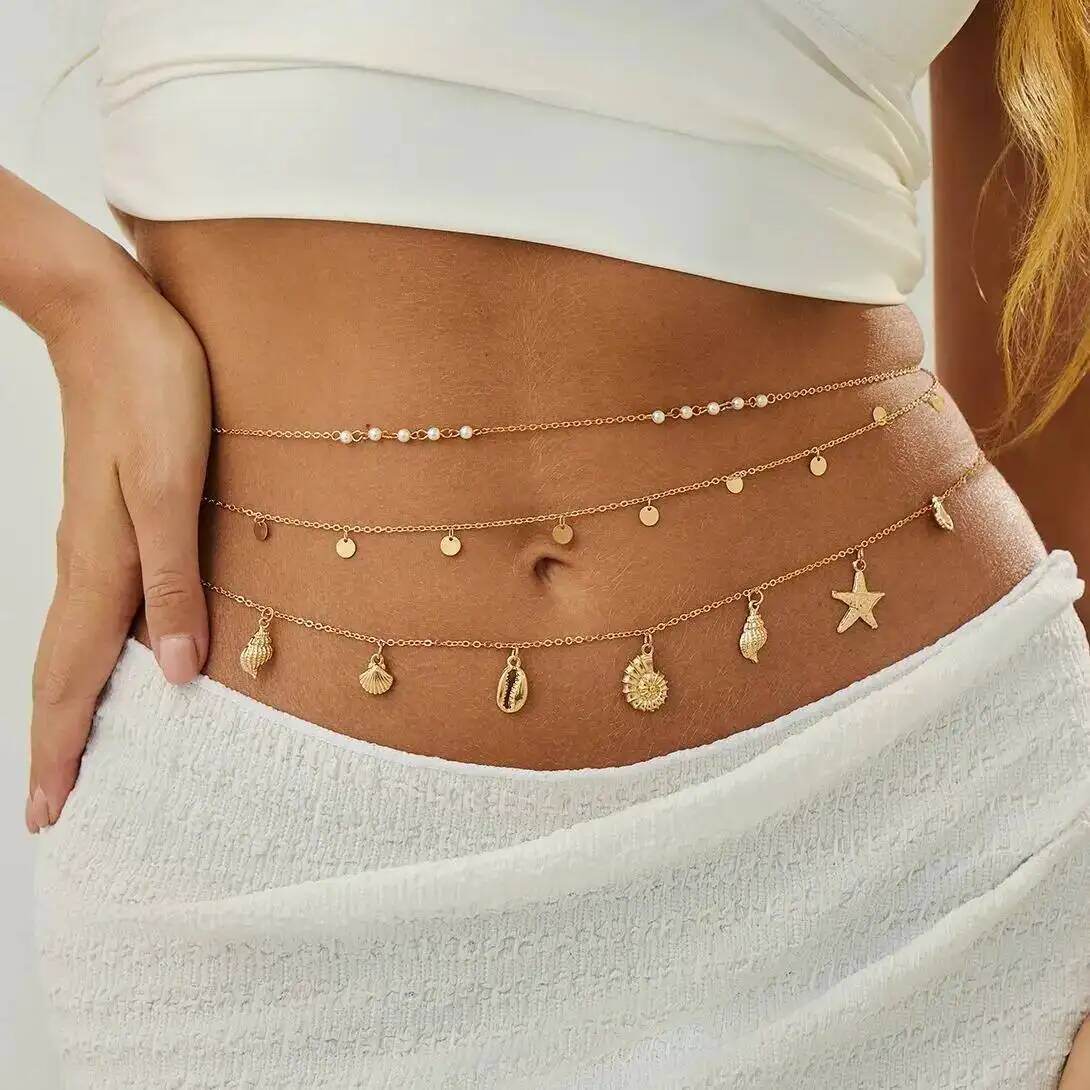 IngeSight.Z 3Pcs/Set Boho Star - Body Jewelry Sale 评论和价格