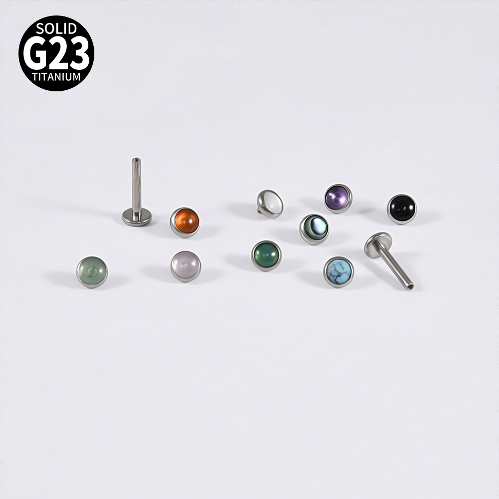1PC 16g G23 Titanium Crystal&S - Body Jewelry Labret 评论和价格