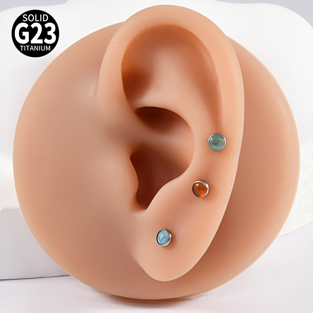1PC 16g G23 Titanium Crystal&S - Body Jewelry Labret 评论和价格