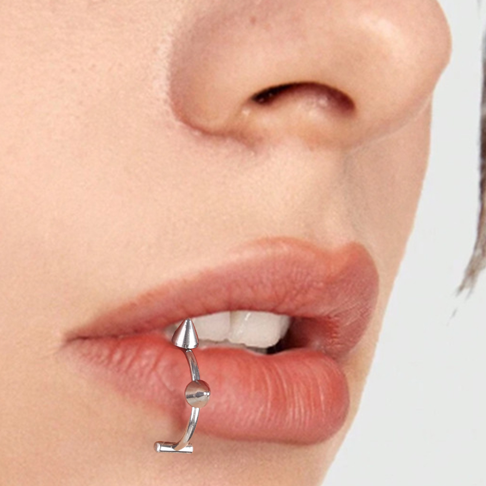 10pcs Punk Nose Ring One Nail  - Body Jewelry Labret 评论和价格