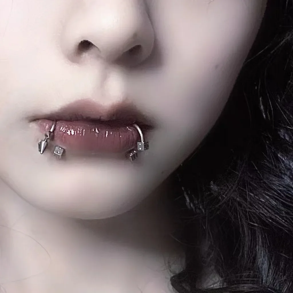 10pcs Punk Nose Ring One Nail  - Body Jewelry Labret 评论和价格