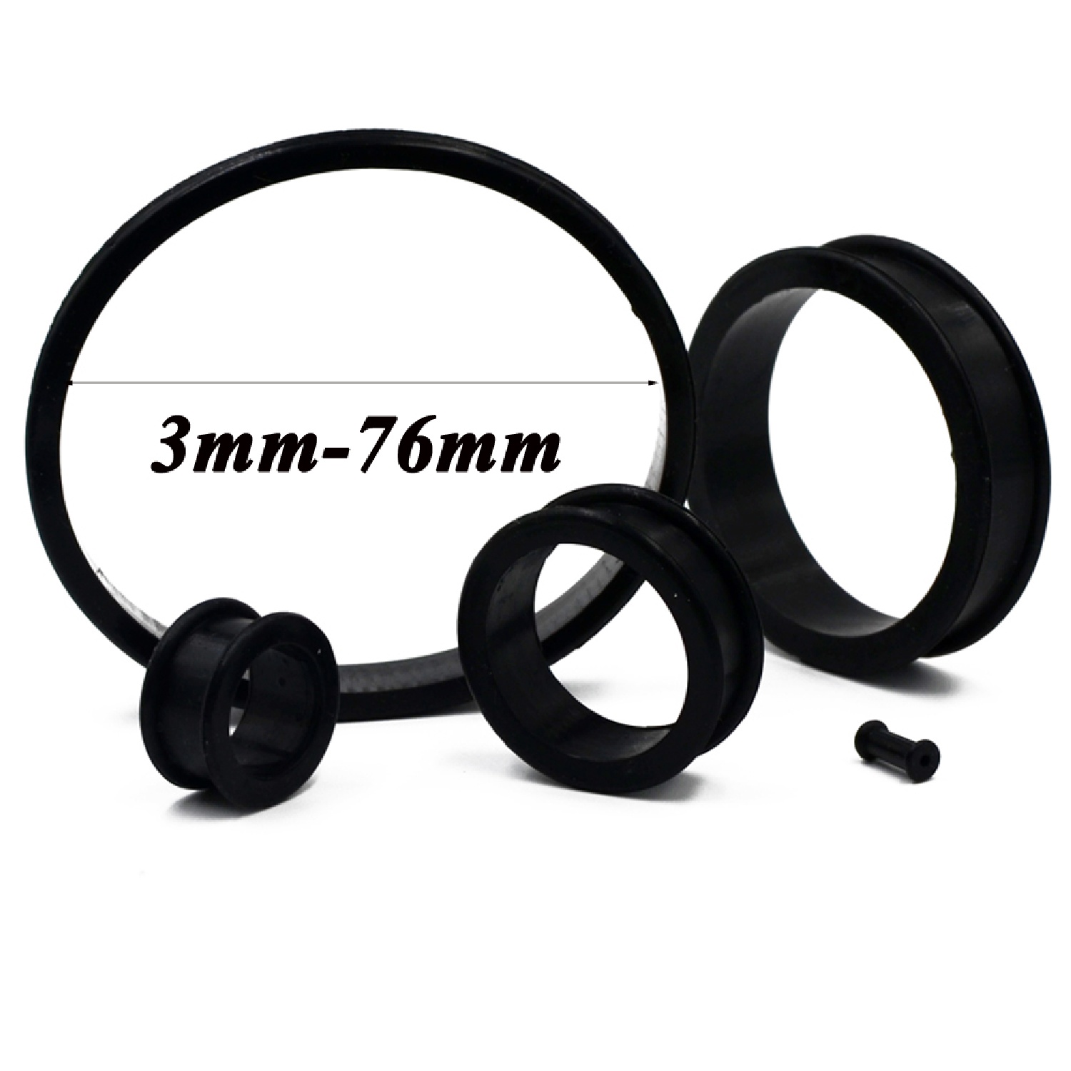 2pcs Supersize Flexible Silico - Body Jewelry Ear Gauges 评论和价格