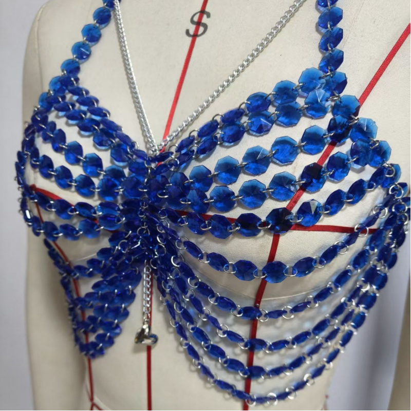 Women Body Chest Chain Fashion - Body Jewelry Vest 评论和价格