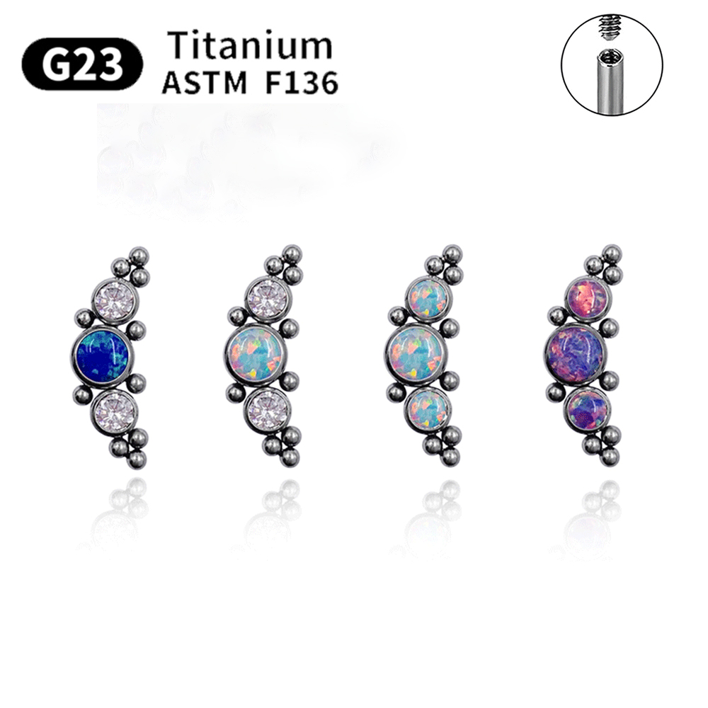 G23 Titanium Stud Earrings for - Body Jewelry Labret 评论和价格