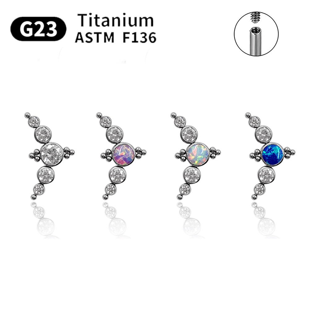 G23 Titanium Stud Earrings for - Body Jewelry Labret 评论和价格