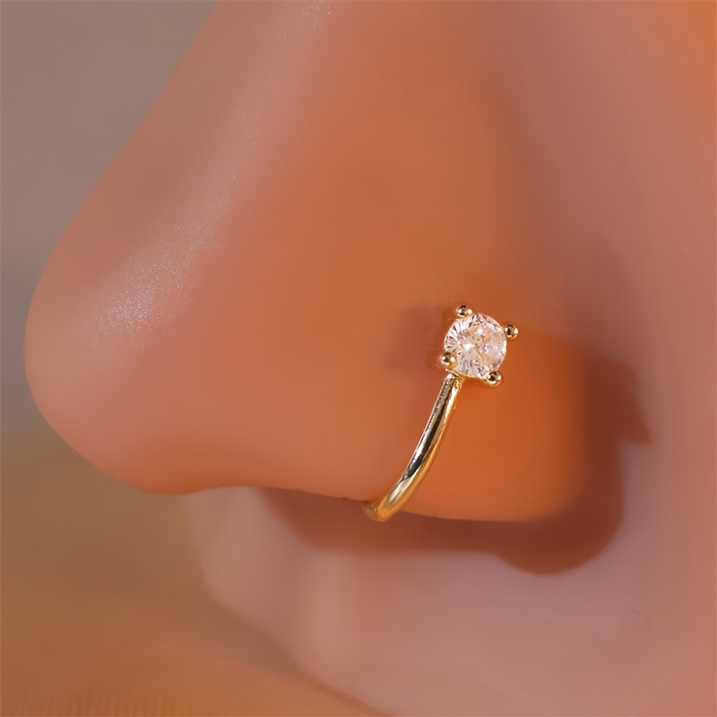 1-Piece Round Zircon Non Perfo - Body Jewelry Materials 评论和价格