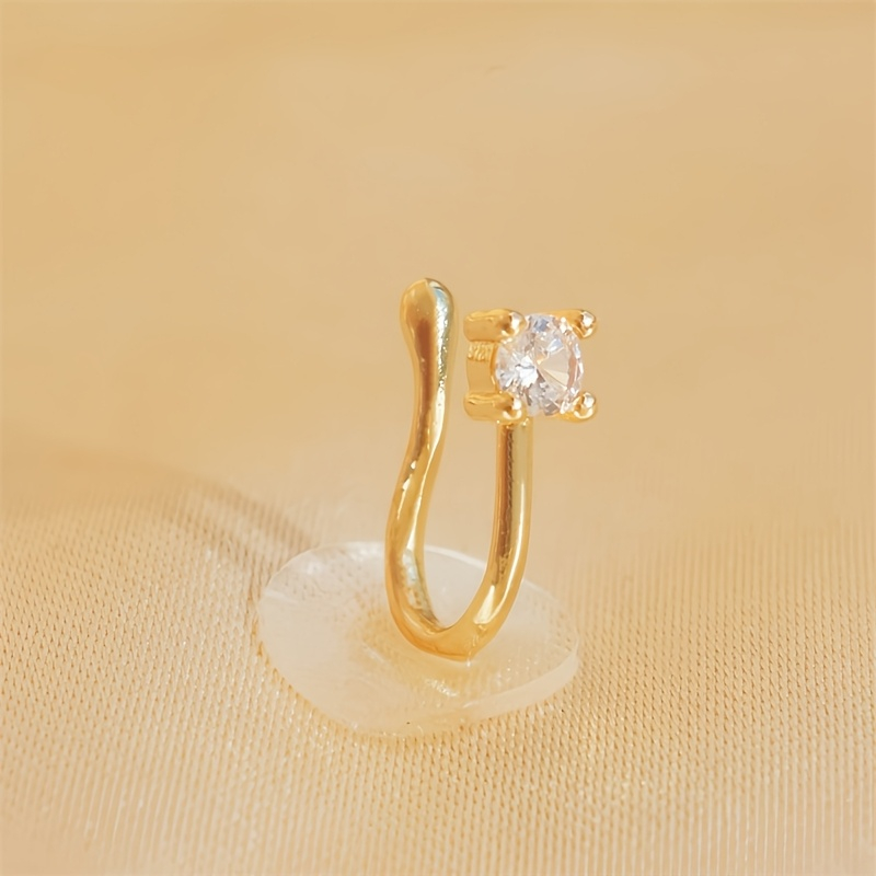 1-Piece Round Zircon Non Perfo - Body Jewelry Materials 评论和价格