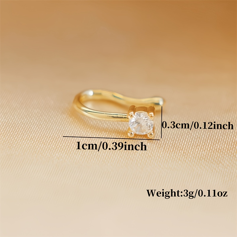 1-Piece Round Zircon Non Perfo - Body Jewelry Materials 评论和价格